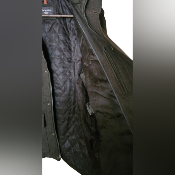 Dockers Melton Four Pocket Military Field Jacket - Picture 4 of 7